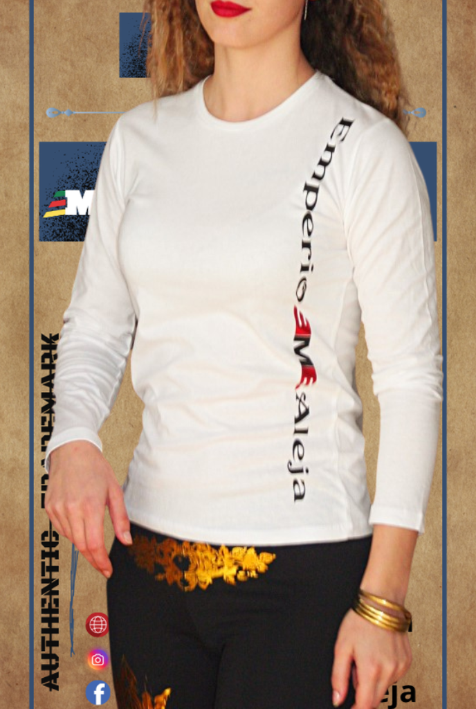 T-Shirt für Frauen mit langen Ärmeln logo Modas Aleja