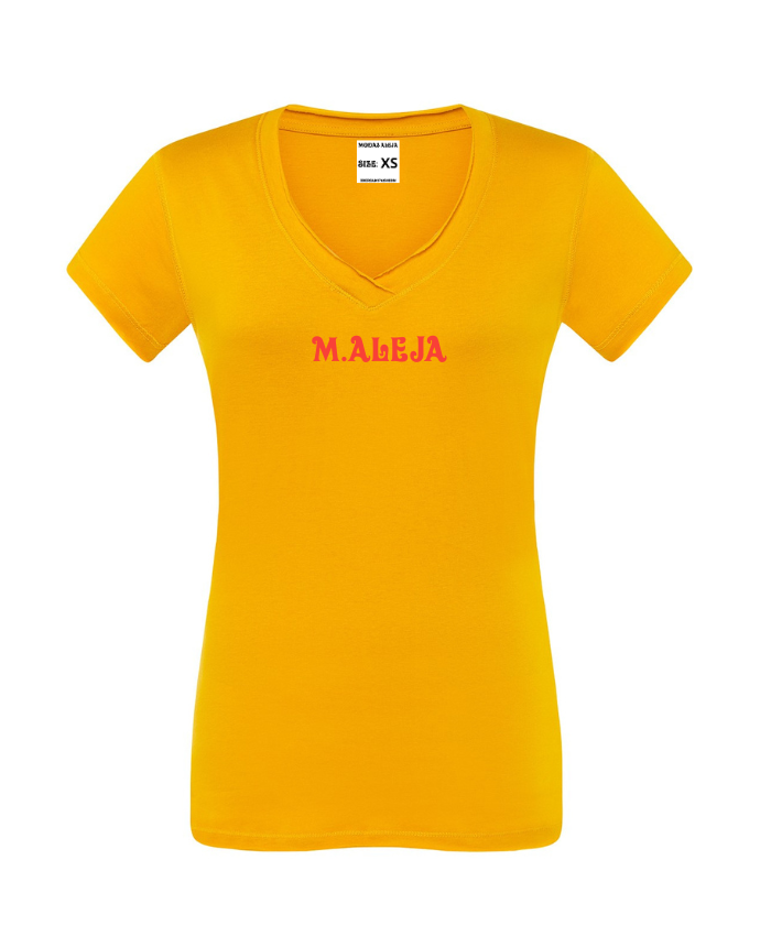 T-Shirt Damen iberian fashion Kurzarm V-Ausschnitt modas Aleja