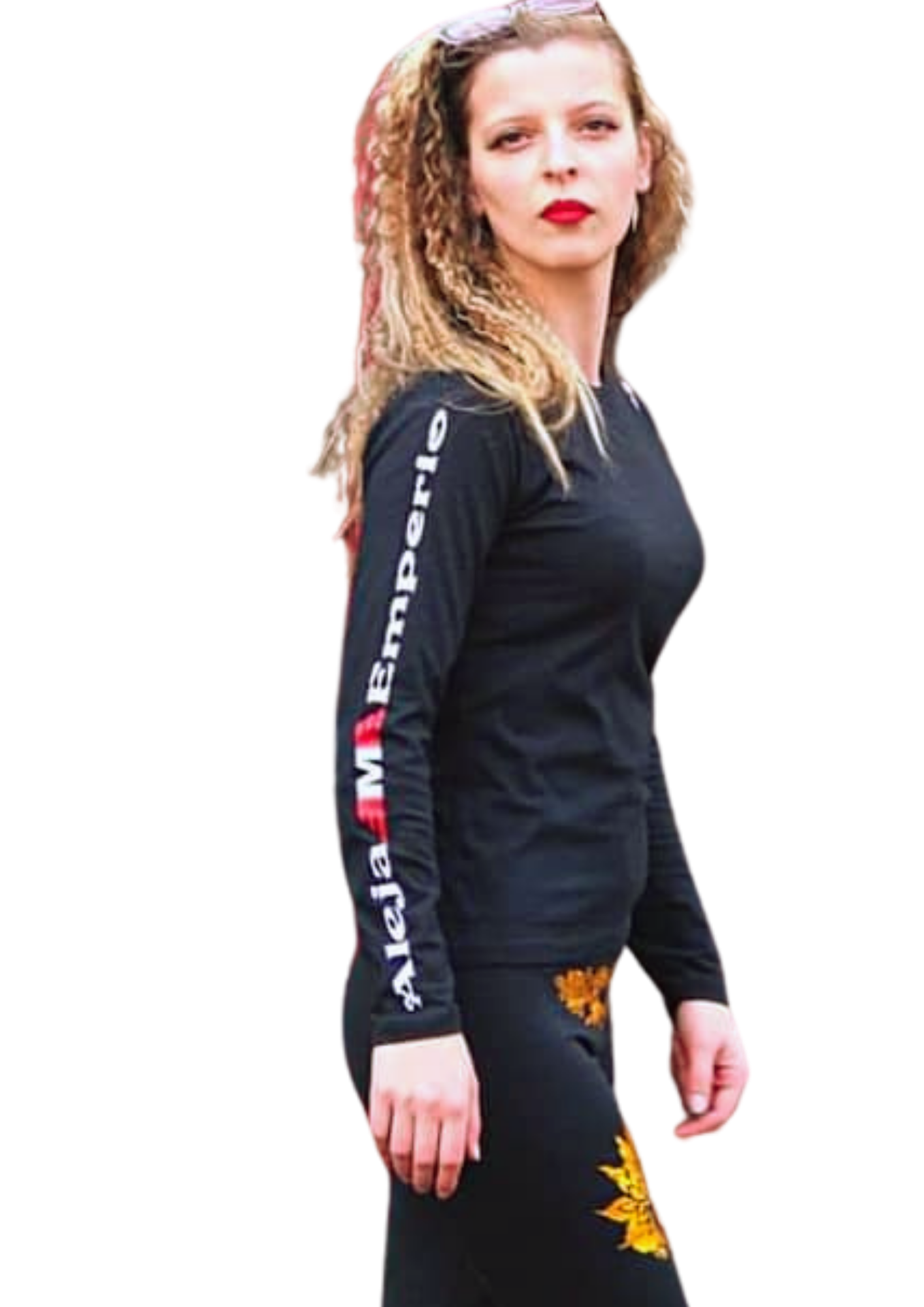 T-Shirt für Frauen mit langen Ärmeln logo Modas Aleja