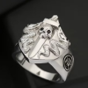 El anillo de hombre serpiente de dos cabezas de Modas Aleja