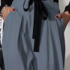 Damenhose mit hohem Bund und weitem Bein von Modas Aleja