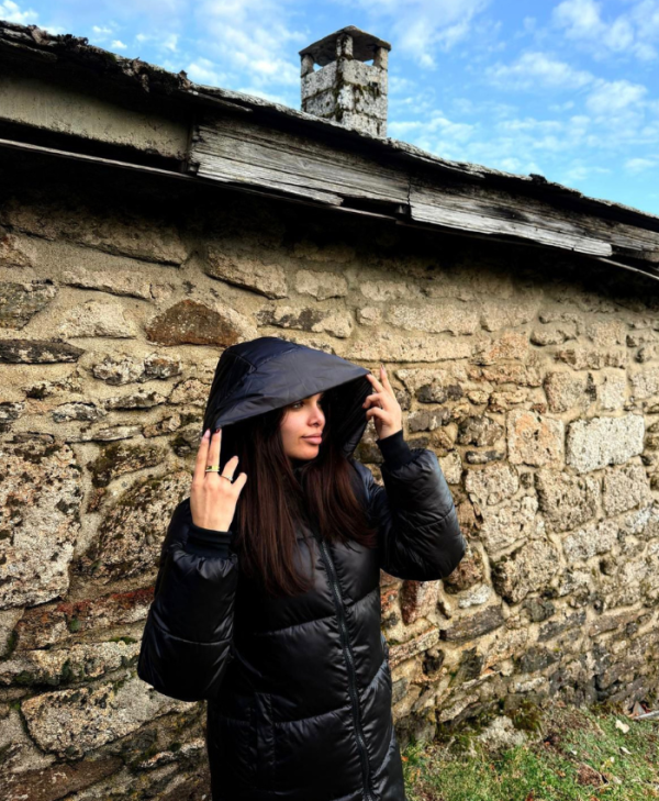 Kapuzen-Lang winter jacke für Damen modas aleja