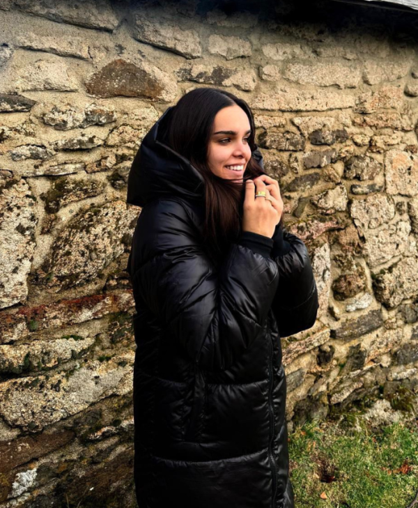 Kapuzen-Lang winter jacke für Damen modas aleja