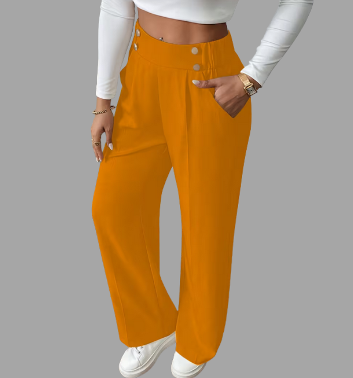 Pantalón de Mujer de Corte Recto y Elegante – Modas Aleja18