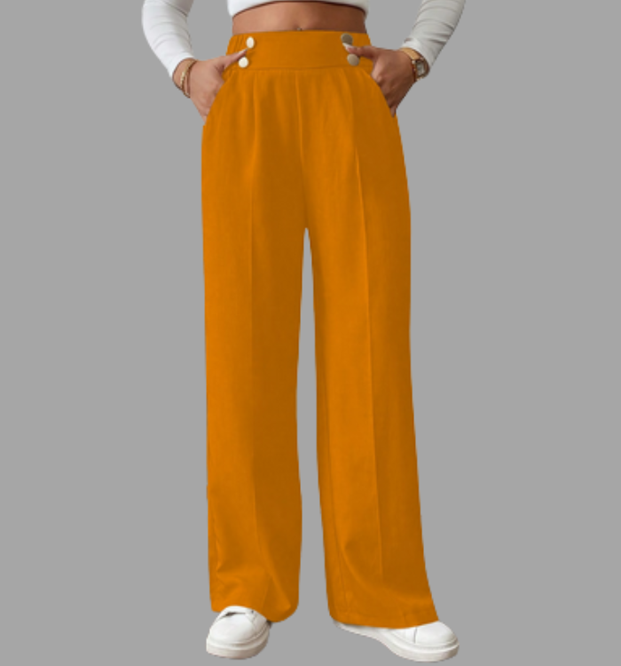 Pantalón de Mujer de Corte Recto y Elegante – Modas Aleja18
