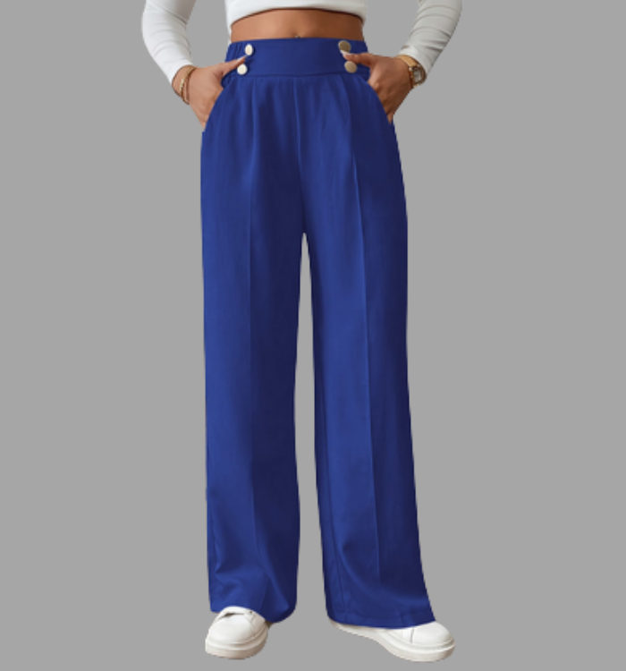 Pantalón de Mujer de Corte Recto y Elegante – Modas Aleja18