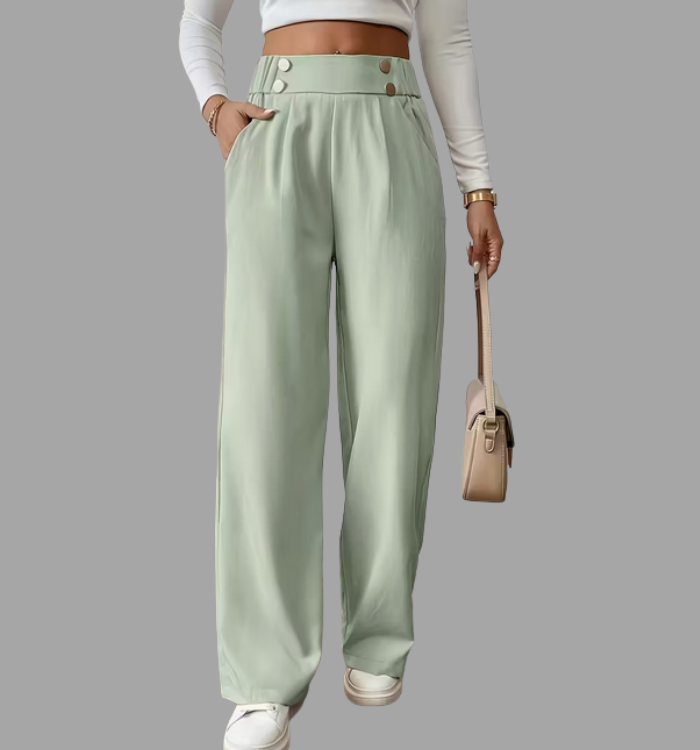 Pantalón de Mujer de Corte Recto y Elegante – Modas Aleja18
