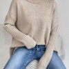Suéter de Mujer de Otoño e Invierno con Cuello Alto – Modas Aleja1