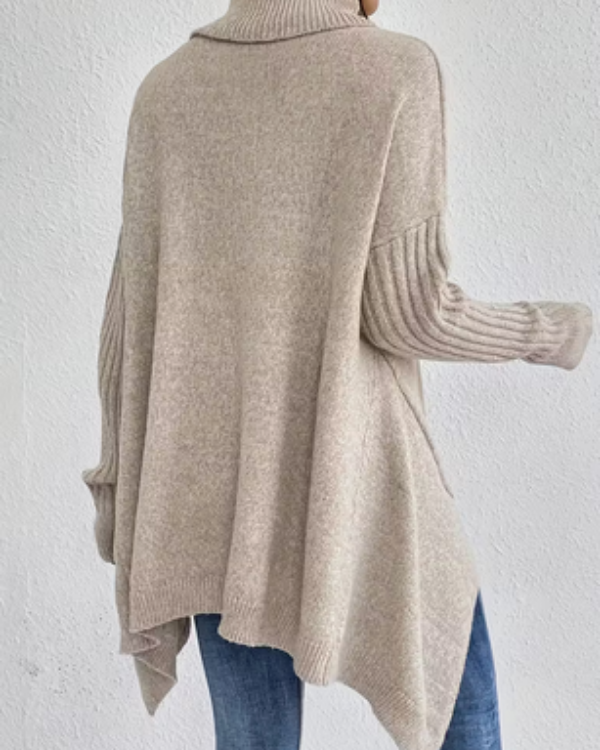 Suéter de Mujer de Otoño e Invierno con Cuello Alto – Modas Aleja1