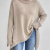 Suéter de Mujer de Otoño e Invierno con Cuello Alto – Modas Aleja1