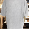 Suéter de Punto para Hombre con Mangas Cortas y Cuello Redondo – Modas Aleja5