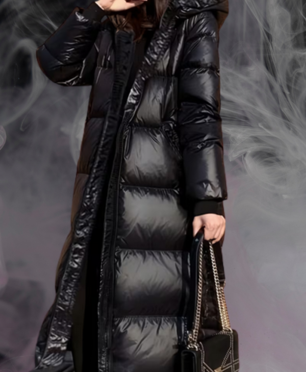 Kapuzen-Lang winter jacke für Damen modas aleja