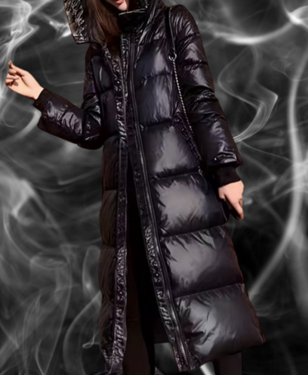 Kapuzen-Lang winter jacke für Damen modas aleja