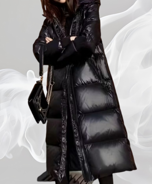 Kapuzen-Lang winter jacke für Damen modas aleja