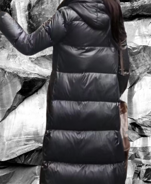 Kapuzen-Lang winter jacke für Damen modas aleja