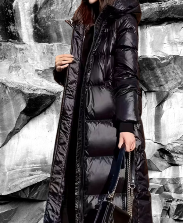Kapuzen-Lang winter jacke für Damen modas aleja