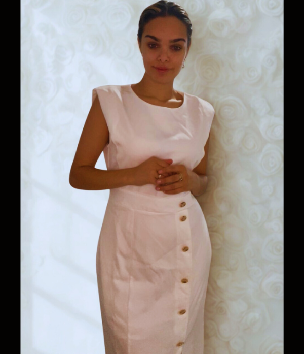vestido blanco modas aleja vestido